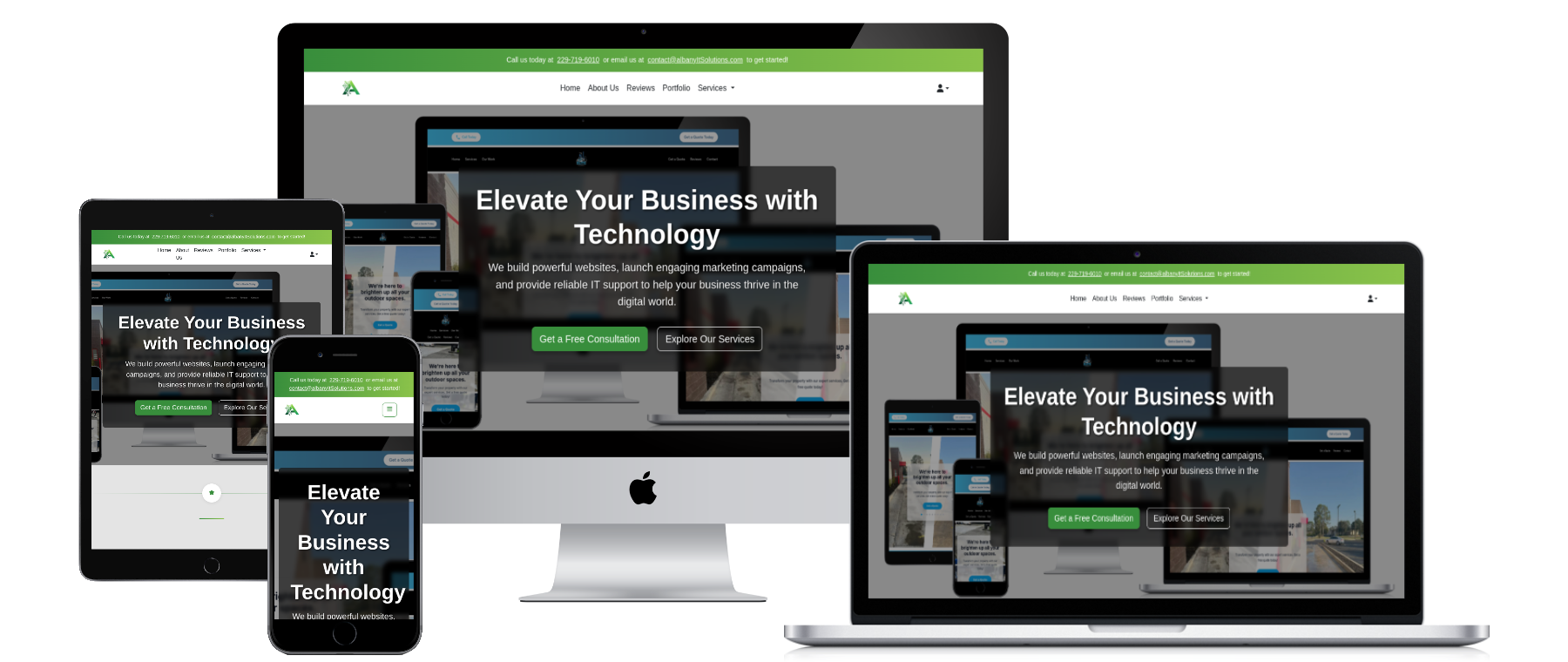 Albany It Solutions preview on all devices